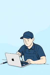 In-home-repair service in home mac repair, m1 macbook not turning on, macbook home visit tech, apple repair in your doorstep, mac tech service